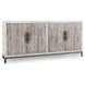 Lisbon Timeworn Cream and Travertine 4 Door Buffet