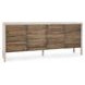 Elodie Beige and Natural 4 Door Buffet