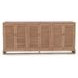 Jolen Distressed Brown 6 Door Buffet