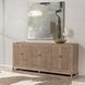 Jolen Distressed Brown 6 Door Buffet