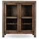 Eli Brown 2 Glass Door Bar Cabinet