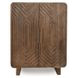 Holmes Artisan Brown 2 Door Bar Cabinet