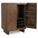 Holmes Artisan Brown 2 Door Bar Cabinet