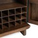Holmes Artisan Brown 2 Door Bar Cabinet