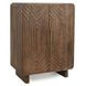 Holmes Artisan Brown 2 Door Bar Cabinet