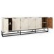 Flint Coastal White 6 Door Buffet