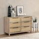 Jensen Meadow Taupe 6 Drawer Dresser