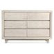Reece Seashell White Panel Bedroom Set