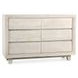 Reece Seashell White Panel Bedroom Set