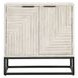 Flint Coastal White 2 Door Accent Cabinet