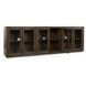 Bradley Landmark Brown 6 Glass Door Buffet