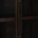 Rogers Dark Brown 2 Glass Door Display Cabinet