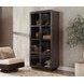 Rogers Dark Brown 2 Glass Door Display Cabinet