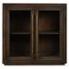 Bradley Landmark Brown 2 Glass Door Accent Cabinet