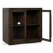 Bradley Landmark Brown 2 Glass Door Accent Cabinet