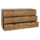 Santa Clara Caramel Brown 6 Drawer Dresser