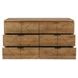 Santa Clara Caramel Brown 6 Drawer Dresser