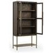 Freemont Kona Brown 2 Glass Door Display Cabinet