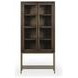 Freemont Kona Brown 2 Glass Door Display Cabinet