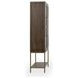 Freemont Kona Brown 2 Glass Door Display Cabinet