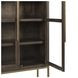 Freemont Kona Brown 2 Glass Door Display Cabinet