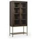 Freemont Kona Brown 2 Glass Door Display Cabinet