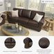 Colleton Dark Brown Sofa