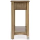 Larina Cherry 1 Drawer End Table