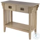 Larina Antique Beige 2 Drawer Console Table