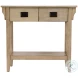 Larina Antique Beige 2 Drawer Console Table
