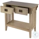 Larina Antique Beige 2 Drawer Console Table