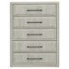Modern Play Natural White 5 Drawer Chest