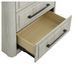 Modern Play Natural White 3 Drawer Nightstand with USB Charging
