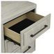Modern Play Natural White 3 Drawer Nightstand with USB Charging