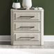Modern Play Natural White 3 Drawer Nightstand with USB Charging