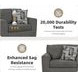 Gardiner Pewter Chair And A Half