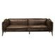 Porchester Distress Chocolate Leather Living Room Set