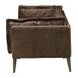 Porchester Distress Chocolate Leather Living Room Set