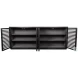 St Lucia Black Solid Sides Sideboard