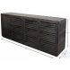 St Lucia Black Solid Sides Sideboard