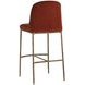Nestorra Meg Rust Upholstered Barstool