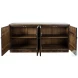Scrubboard Ebony Black Front Sideboard