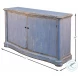 Columns Blue Bowfront Sideboard