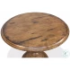 Renaissance Brown 40" Pedestal Dining Table