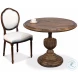 Renaissance Brown 40" Pedestal Dining Table