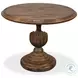 Renaissance Brown 40" Pedestal Dining Table