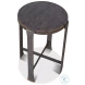 Forged Slats Moleskin Gray Side Table