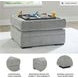 Casselbury Cement Ottoman With Storage