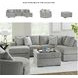 Casselbury Cement Ottoman With Storage
