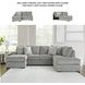 Casselbury Cement 2 Piece RAF Chaise Sectional